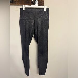 Black Reflective Lululemon Leggings